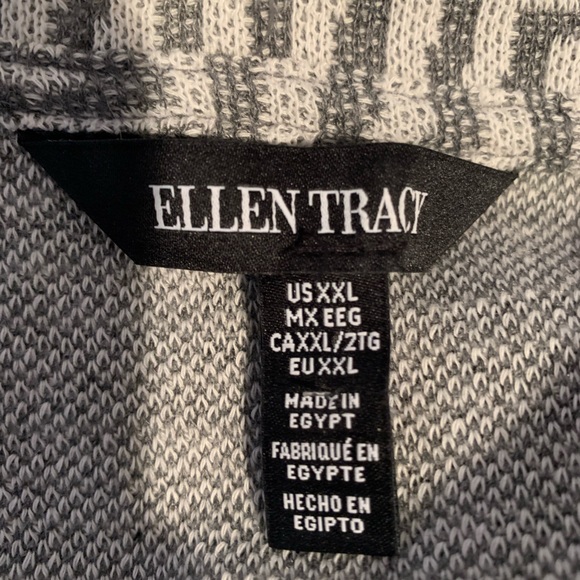 Ellen Tracy grey and white sweater XXL - Picture 5 of 7